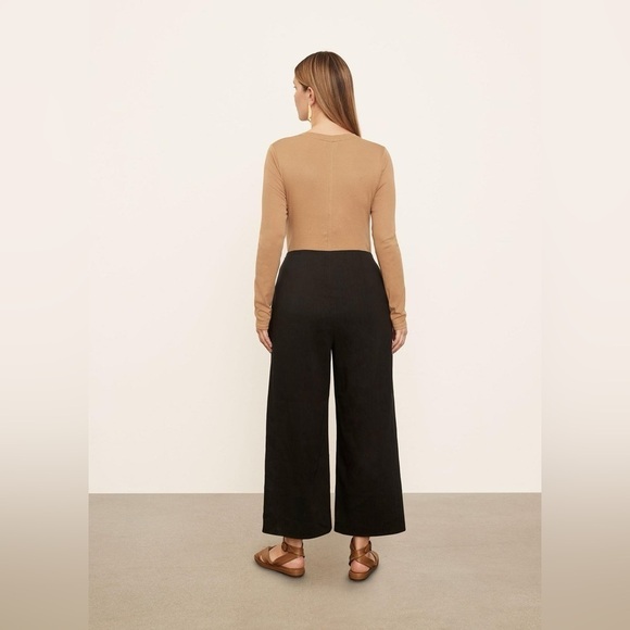 VINCE PLUS SIZE black Crop Wide Pant - Picture 4 of 10